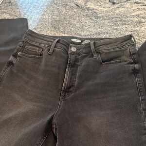 Old Navy Rockstar Extra High Rise Jeans - Dark Gray size 12
